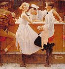 Norman Rockwell Canvas Paintings - After the Prom